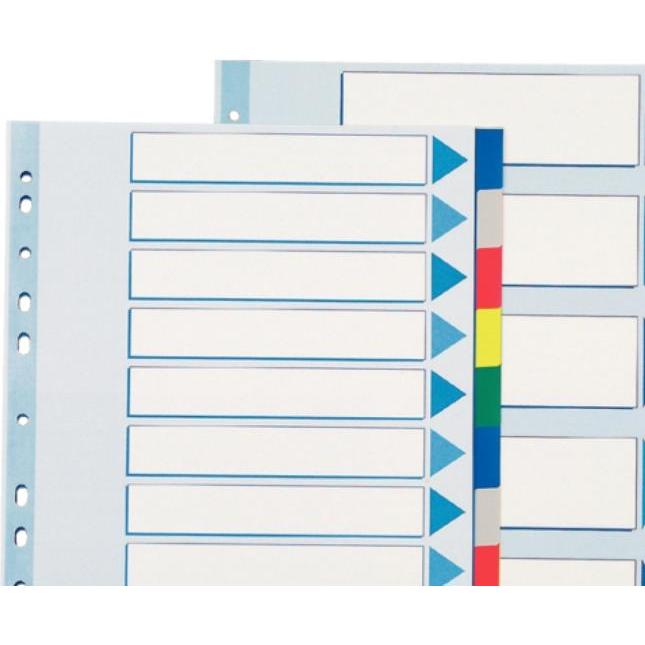Thumbnail - Esselte, Ordner Zubehör, Plastic tabs, A4, 225 mm, 297 mm