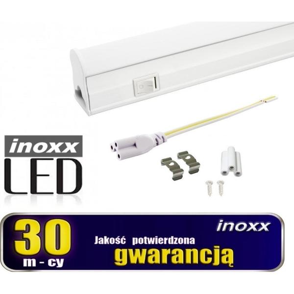 Nvox, Wandleuchte + Deckenleuchte, LED-Linear-Leuchtstofflampe T5 120 cm 18 W On/Off Neutral 4000 K Aufbauleuchte integr...