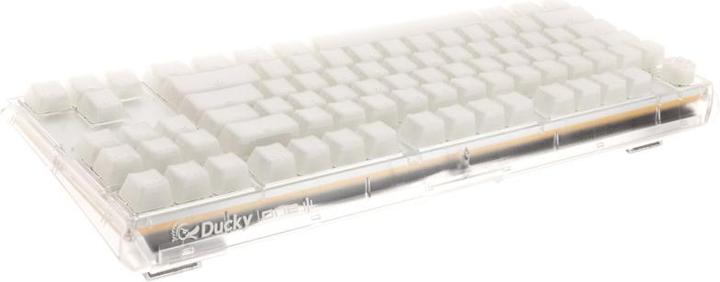 Produktbild Ducky One 3 Aura White TKL Gaming Tastatur, RGB LED - Gateron Baby Kangaroo (US) (US, Kabelgebunden)