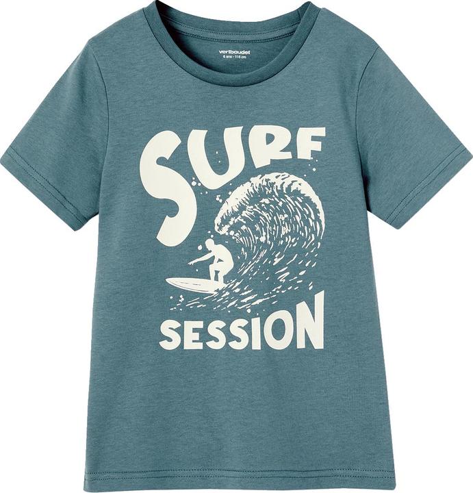 Immagine prodotto Vertbaudet Jungen T-Shirt BASIC mit Print vorn (110)
