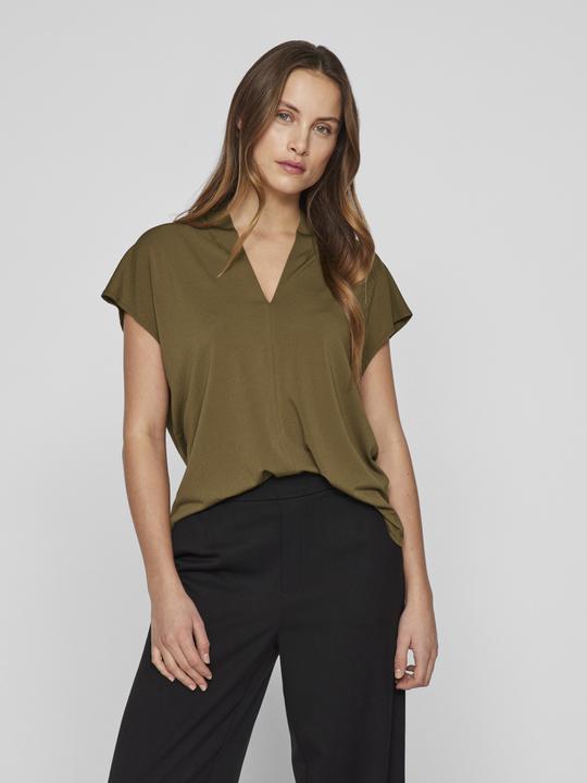 Produktbild Vila V-Ausschnitt Oberteil mit kurzen Ärmeln (XL)