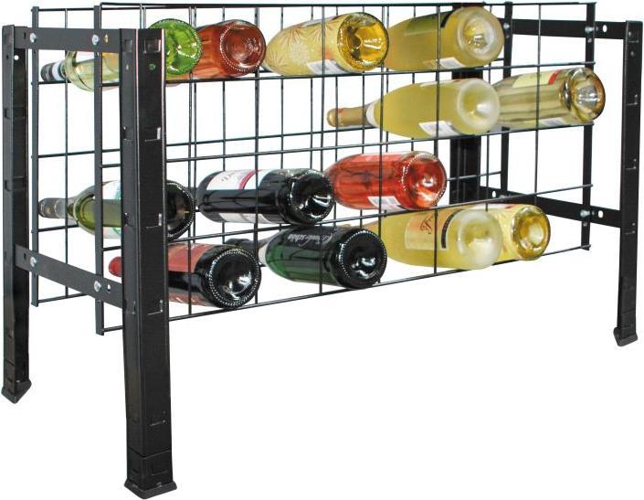 Schulte Regalwelt Wine plug-in system basic rack, 32 bottles (32 Fl.)