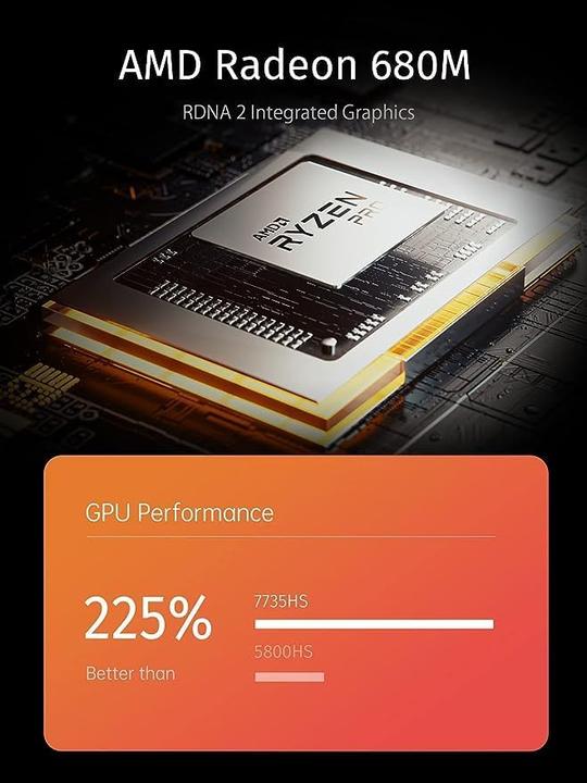 Actual product image Minisforum UM790 Pro (AMD Ryzen 9 7940HS, 32 GB, 1000 GB, Radeon 780M)