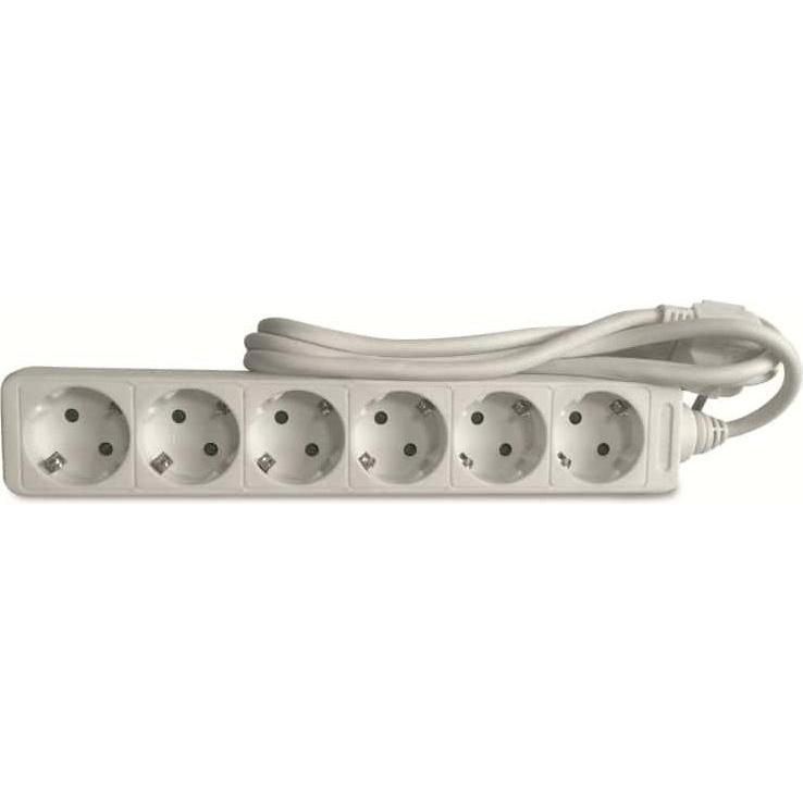 Dayhome, Steckdosenleiste, Steckdosenleiste SLK-6/W, 6-fach, weiss (6 x)