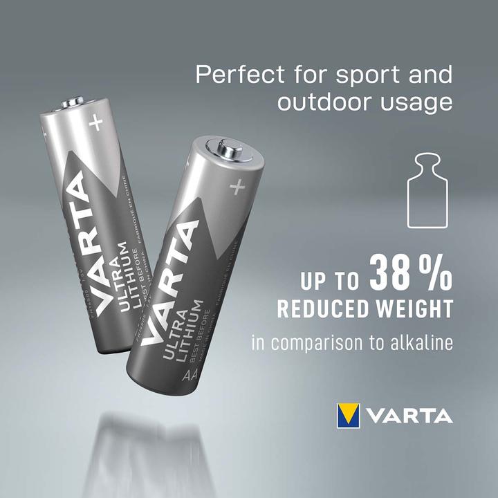 Image du produit Varta ULTRA Lithium (4 pcs, AA, 3000 mAh)