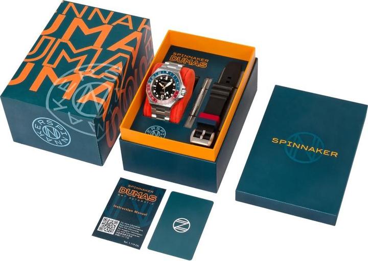 Produktbild Spinnaker SP-5119-44 Dumas Automatik GMT Herrenuhr 44mm 30ATM (Taucheruhr, 44 mm)