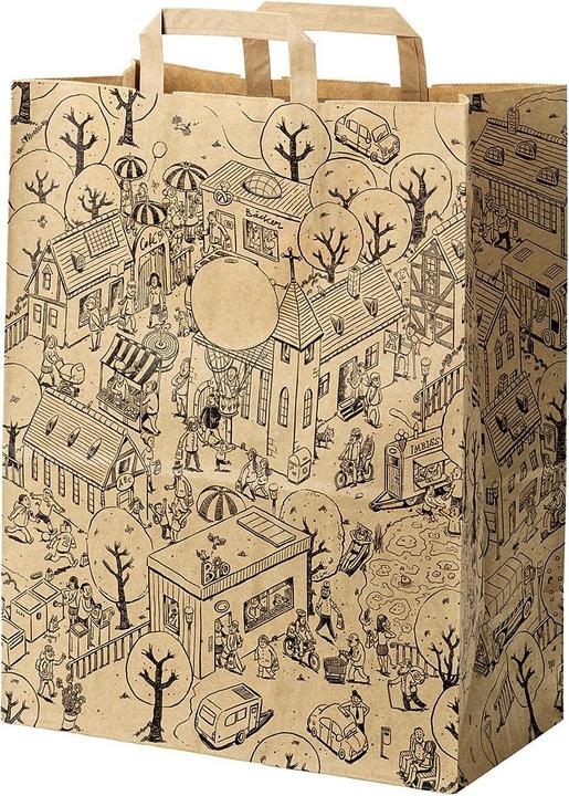 Produktbild Papiertüte 'Wimmelbild' XL (250x)