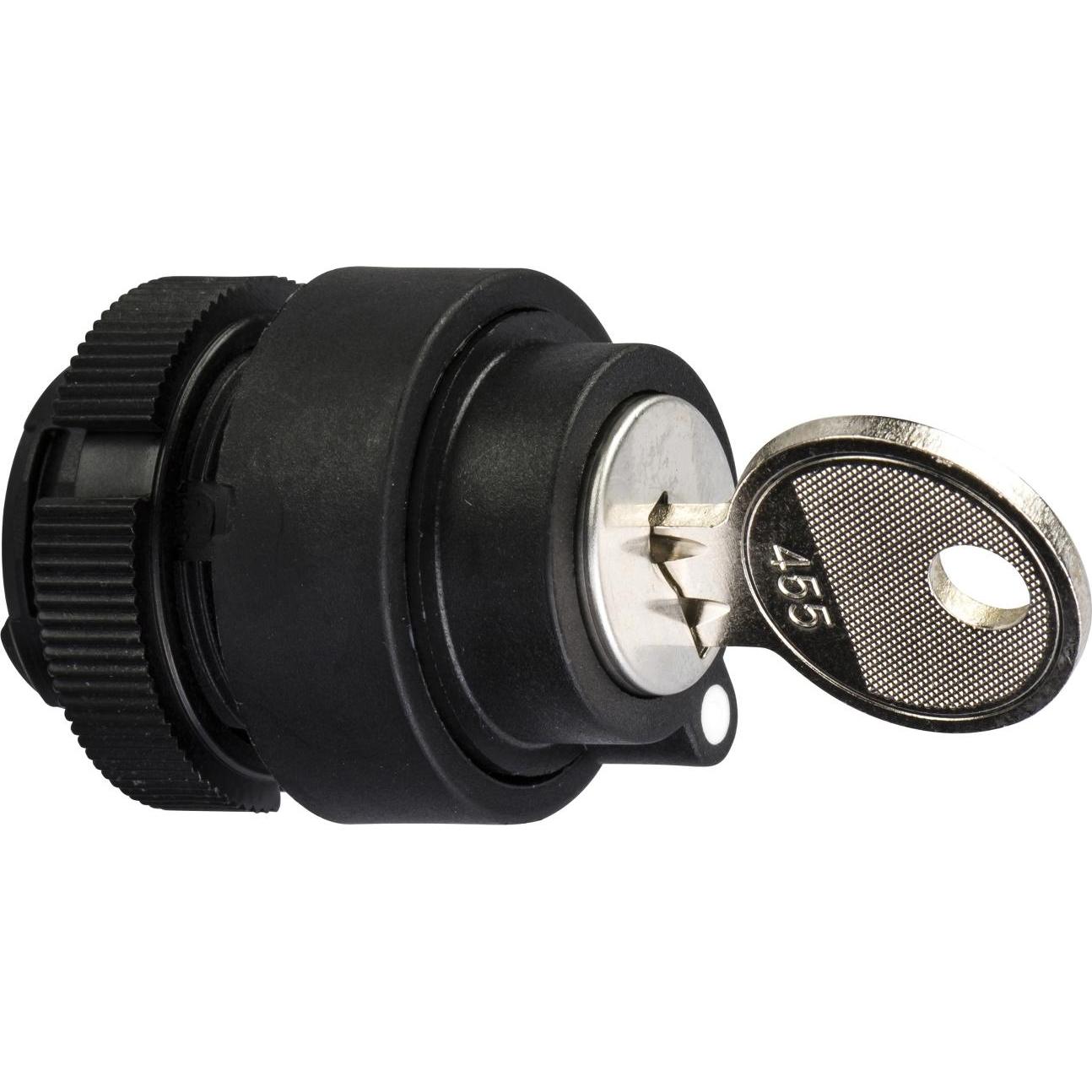 Schneider Electric Pulsante chiave, Pulsante + Interruttore, Nero