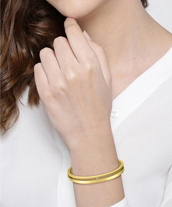 Produktbild Hugo Boss Lyssa Solid Gold Plated Bracelet 1580350 (Gold)