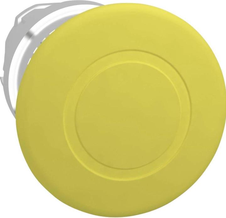 Actual product image Schneider Electric Front terminal, yellow Ř40 for mushroom pushbutton ZB4BT5