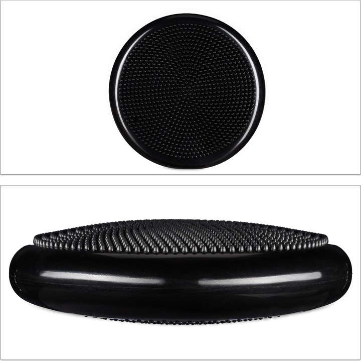 Image du produit Relaxdays Disque d'équilibre de 33 cm avec pompe à air