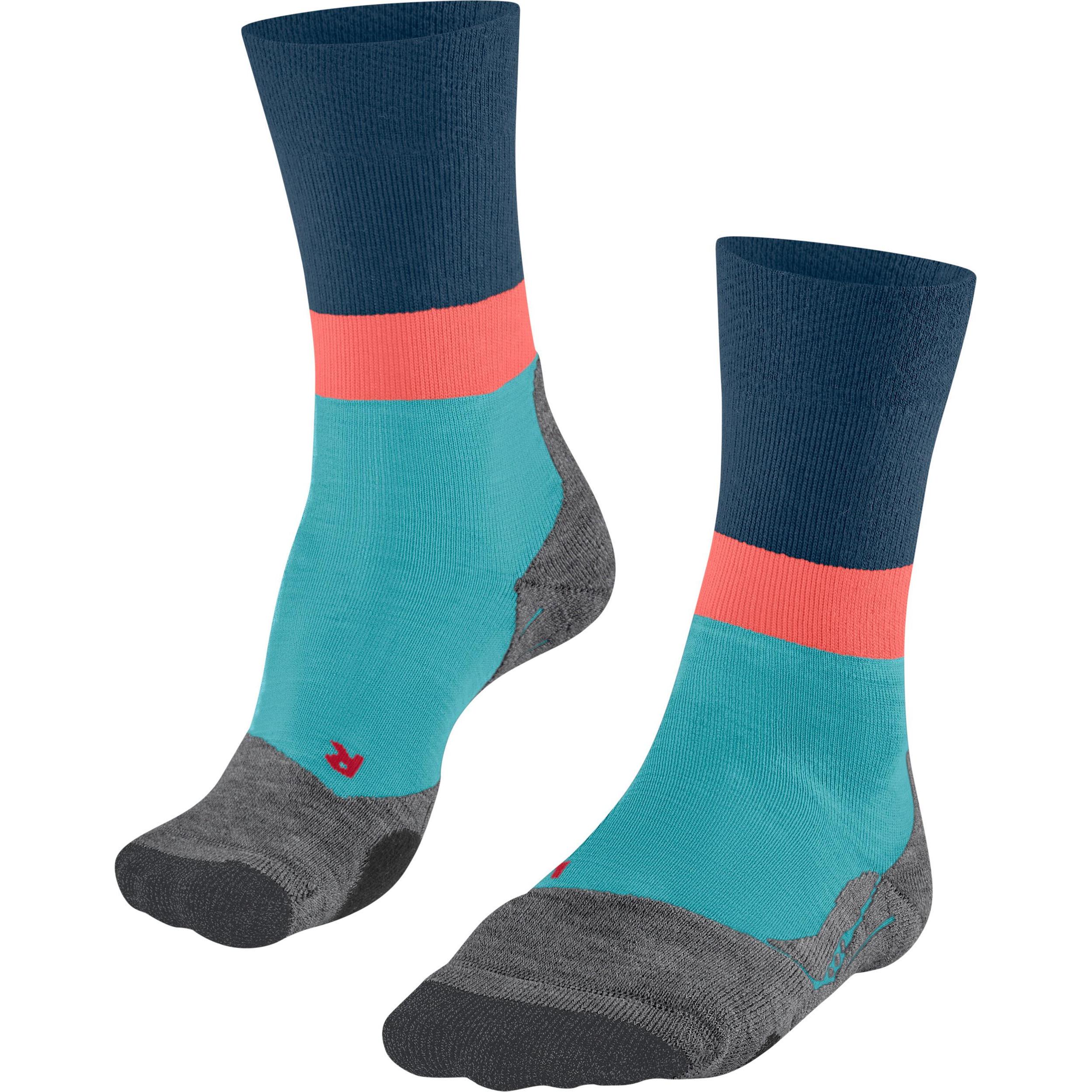 Falke, Damen, Sportsocken, TK2 Explore Damen Trekking (39 - 40), Türkis