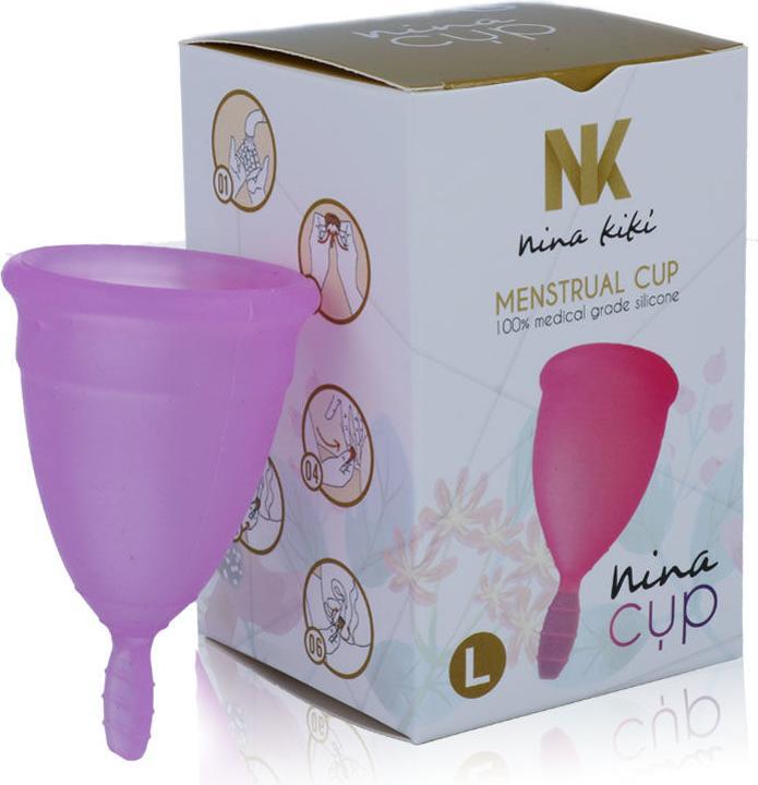 Actual product image Nina Kiki Nina Cup Menstrual Cup Size L Lilac (L)