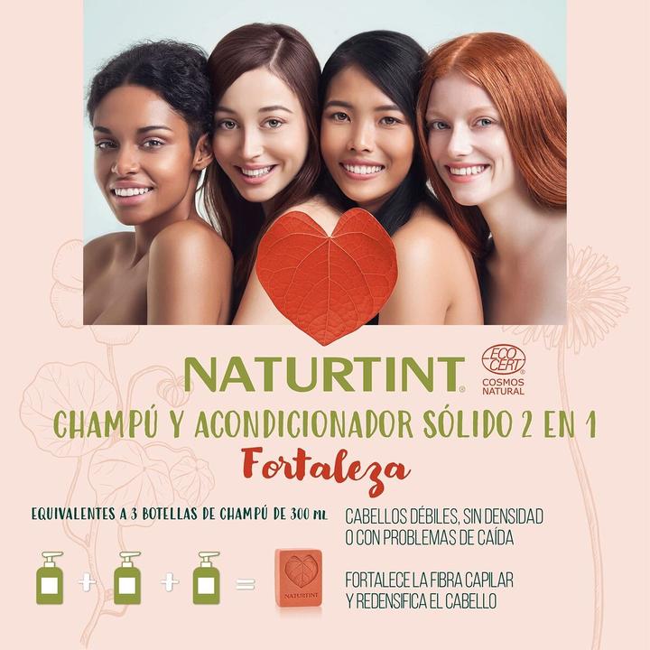 Actual product image Naturtint Solid + Strength Shampoo and Conditioner (Solid shampoo, 75 g)