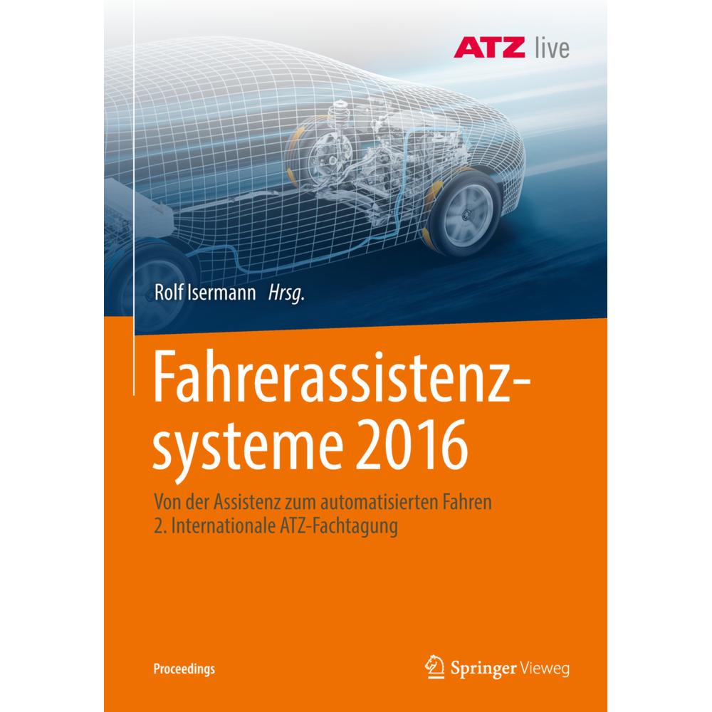 Fahrerassistenzsysteme 2016, Fachbücher von Rolf Isermann