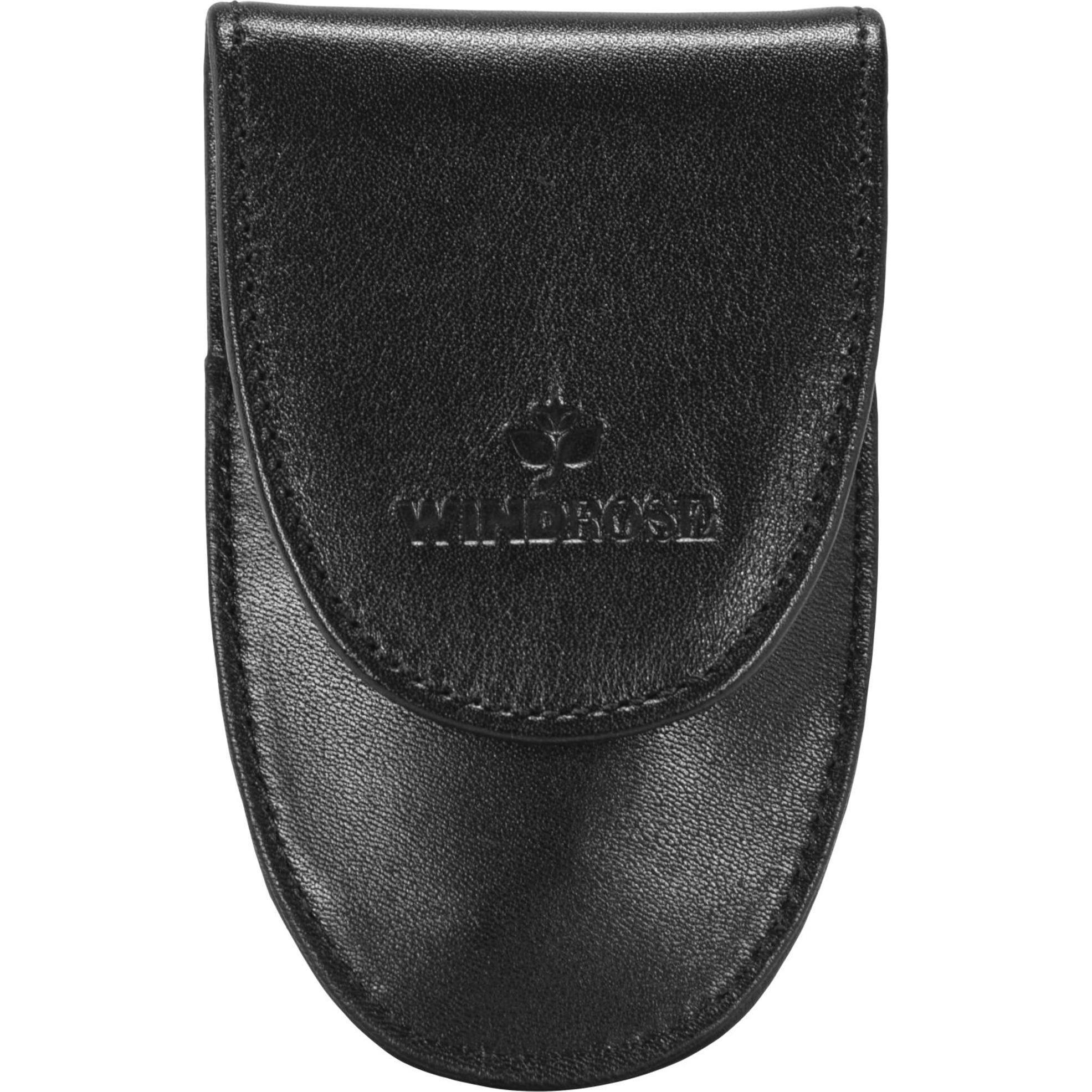 Windrose, Nagelpflegegerät, Nappa Manicure-Set 5,5 cm Leder
