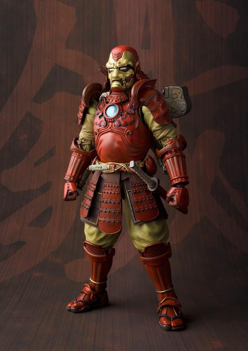 Actual product image Bandai Marvel "Iron Man Mark 3" Samurai action figure