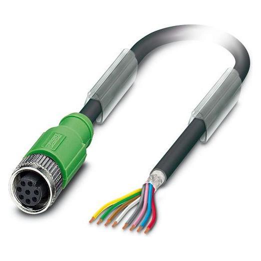 Phoenix Contact Kabel en stekker 1522875, Kabels + Stekkers, Zwart