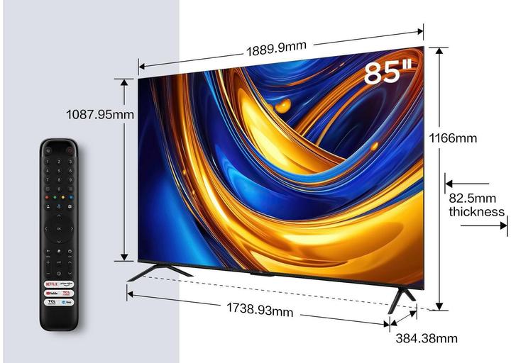 Produktbild TCL 85P655 (85", S85D, LED, 4K, 2024)