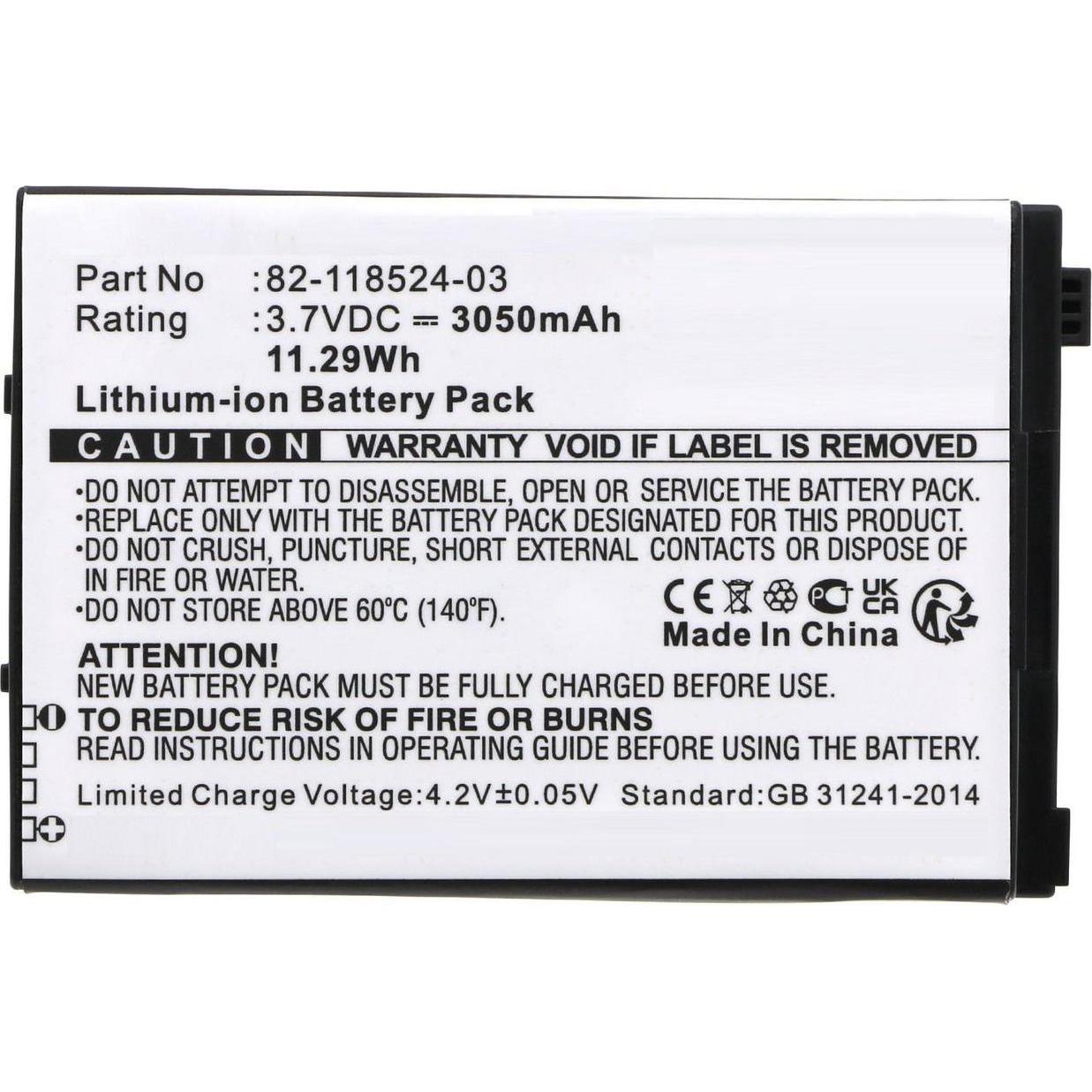 Thumbnail - CoreParts Battery for Zebra Barcode, Barcode-Scanner Zubehör