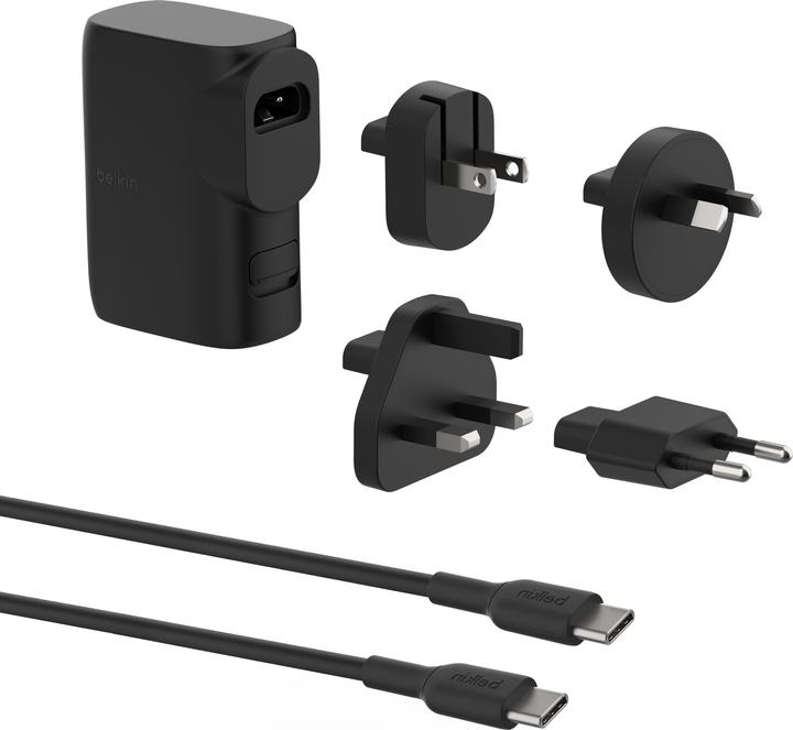 Belkin Hybrid Wall Charger + Power Bank + Travel Adapter Kit (5000 mAh, 25 W, 18.50 Wh)
