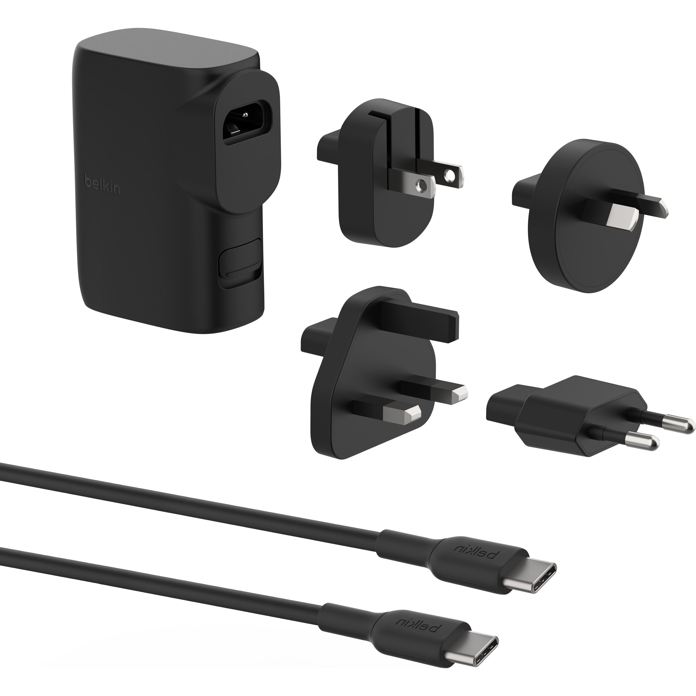 Belkin chargeur secteur hybride 25W et B (5000 mAh, 25 W), Powerbank, Schwarz