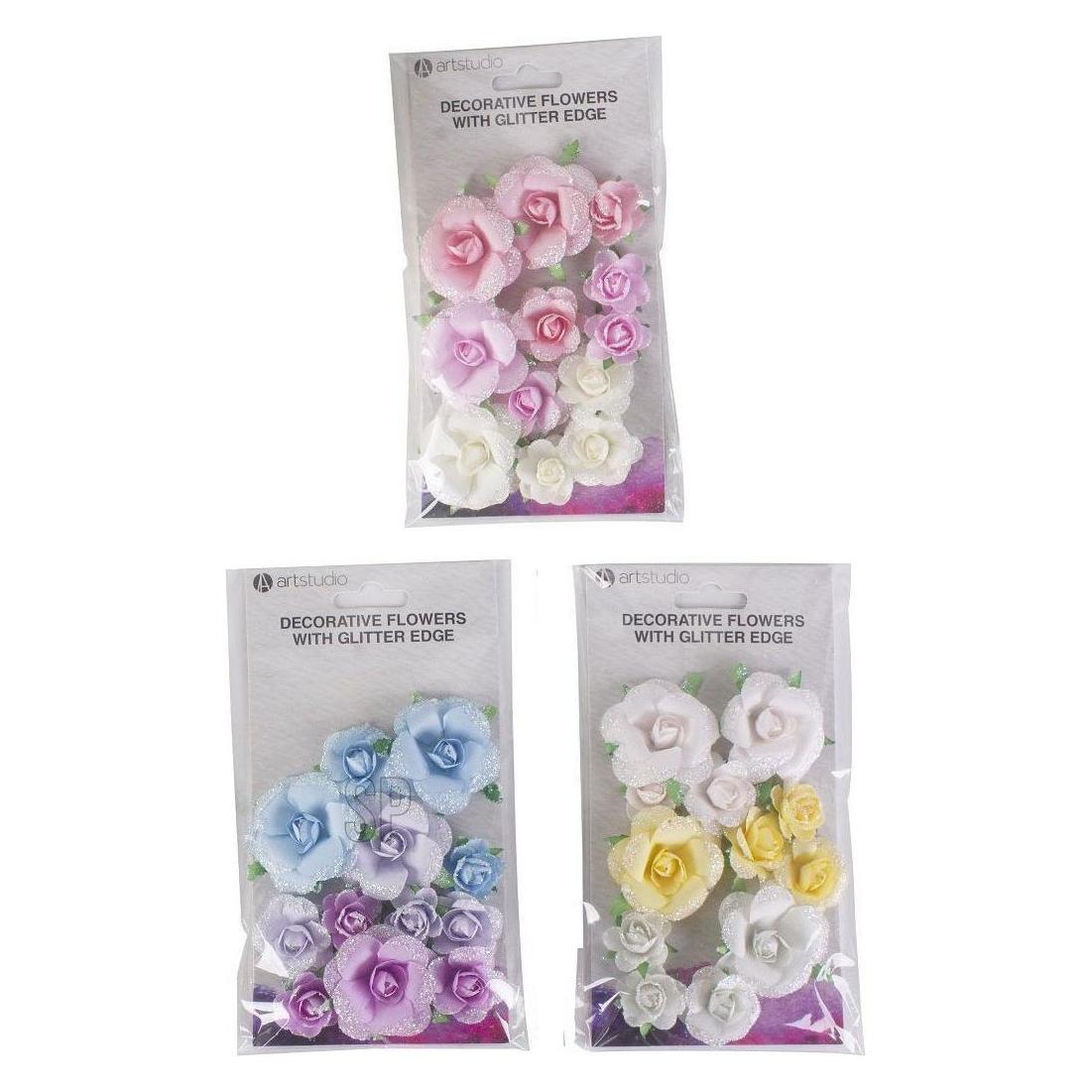 Papieren Bloemen Met Glitter