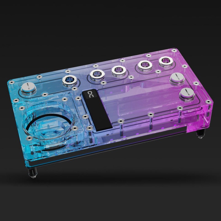 Actual product image Alphacool Core Distro Plate 240 Left VPP/D5