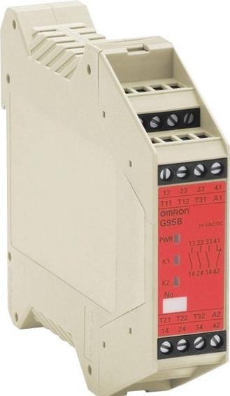 Produktbild Omron Industrial Automation Sicherheitsrelais 2-polig ManuellerReset