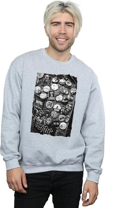 Immagine prodotto AC/DC Felpa in cotone della collezione Badges (XL)