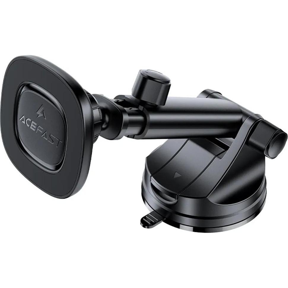 Acefast Uchwyt magnetyczny D47 z ładowarką bezprzewodową na deskę rozdzielczą - czarny, Adattatore per auto, Nero