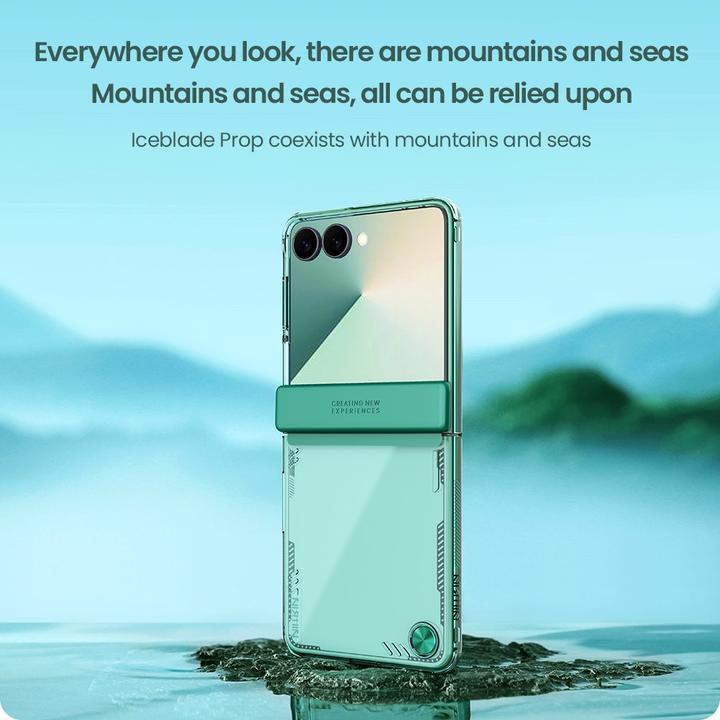 Image du produit Nillkin Iceblade Schutzhülle für Samsung Galaxy Z Flip 7 Schwarz (Samsung Galaxy Z Flip7)