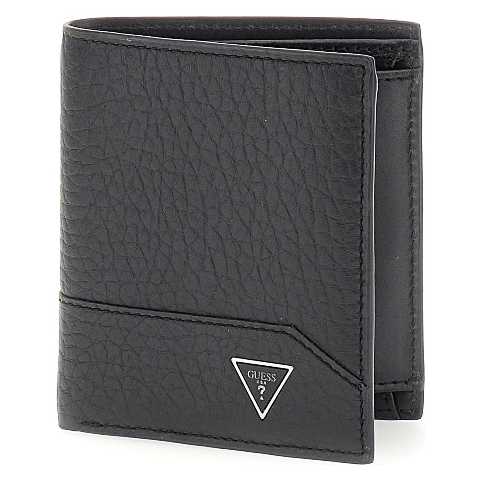 Guess, Herren, Portemonnaie, Geldbörse, Schwarz
