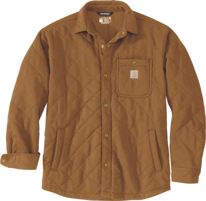 Carhartt Quilted Snap Front Shirt Jacket