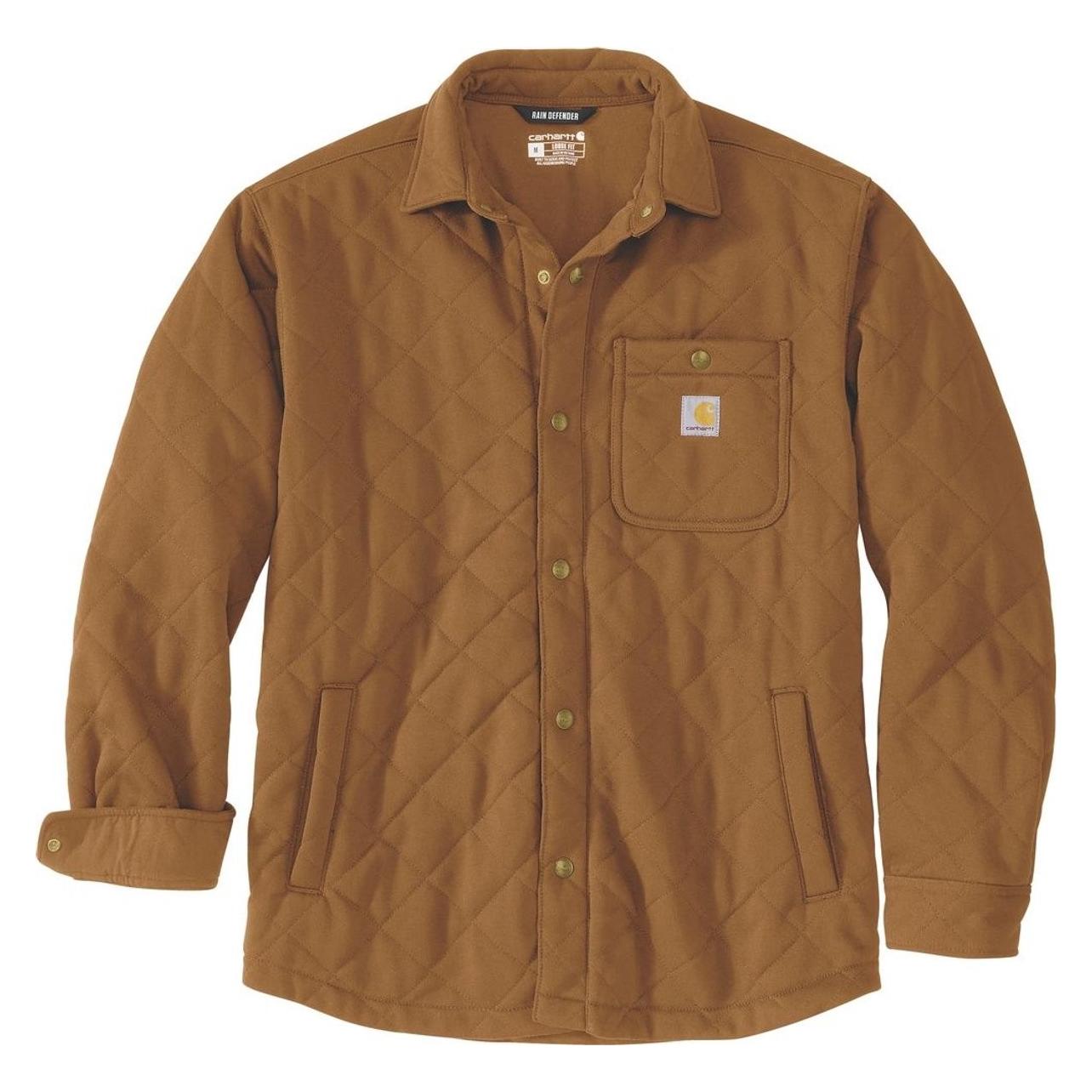 Carhartt, Werkjas, Giacca Camicia Trapuntata Con Bottoni A Pressione (M)