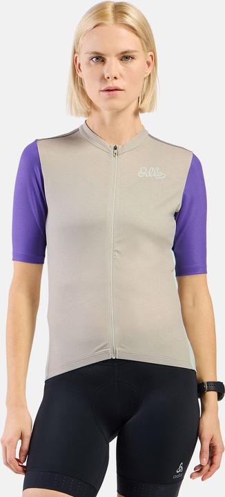 Image du produit Odlo Women's Essential Heritage Print Shirt S/S FZ (L)