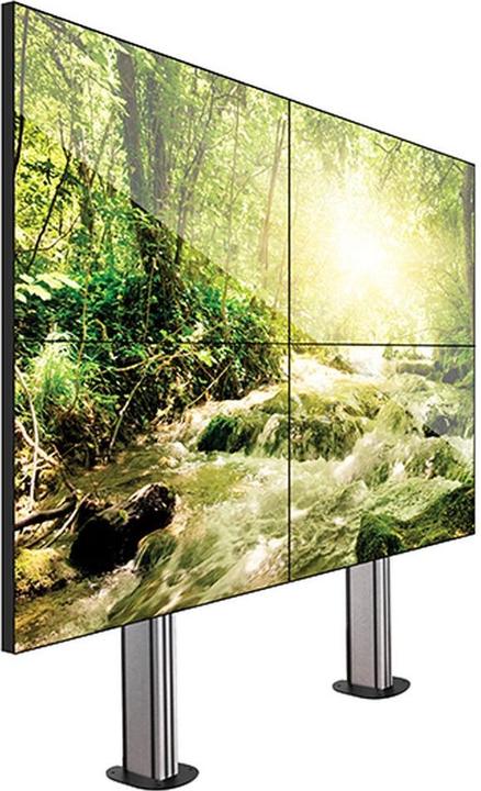 Produktbild b-tech BT8380-JPK - Wandplatte - Schwarz - Stahl - 140,8 mm - 57 mm - 158 mm (Wand)