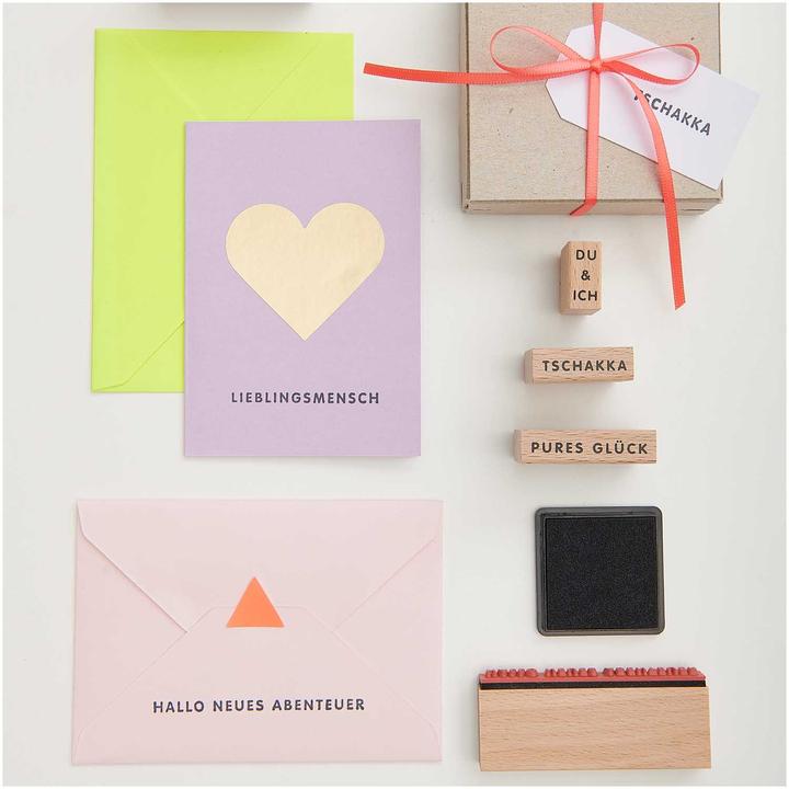 Produktbild Rico Design Stempel-Set XL "Happiness", 23-tlg.