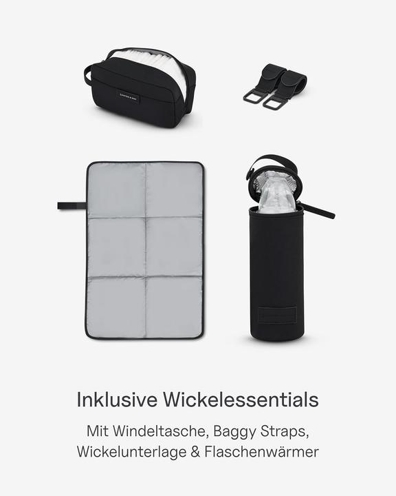 Produktbild Kapten & Son Laptoprugzak / Rugtas / Luiertas 15 Inch Vegan Lindby Zwart (12 l)