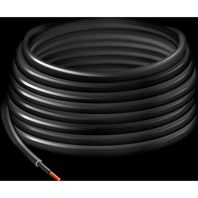 LogiLink, Zubehör Solarenergie, Solar-Installationskabel, H1Z2Z2-K, 6 mm², CU, schwarz, 25 m (Solarkabel)