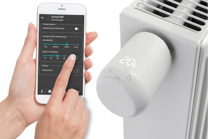 Actual product image Eurotronic Radio Radiator Thermostat Electronic WiFi Energy Saving Controller