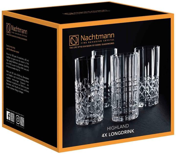 Actual product image Nachtmann Long drink tumbler Highland 37.5 cl 15.1cm Ø7.7cm Set of 4 (3.75 dl, 4 x, Long drink glasses)