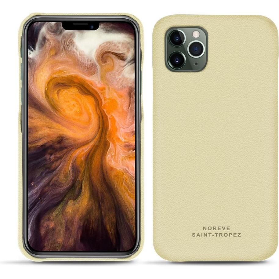 Noreve Lederschutzhülle (Apple iPhone 11 Pro Max), Smartphone Hülle, Beige