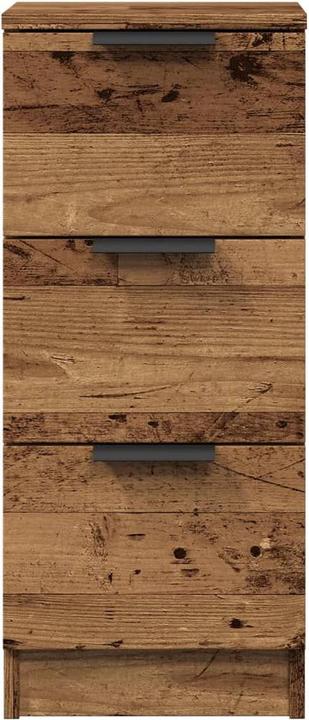 Produktbild vidaXL Sideboard mit Schubladen Kommode Anrichte Beistellschrank Altholz-Optik (30 x 30 x 70 cm)