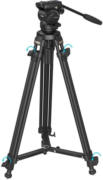 Produktbild SmallRig Lightweight Video Carbon Fiber Tripod Kit AD-50 4685 (Carbon)