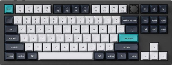 Actual product image Keychron Q3 Max Wireless Mechanical Keyboard, Jupiter Brown switches (US, Wireless, Cable)