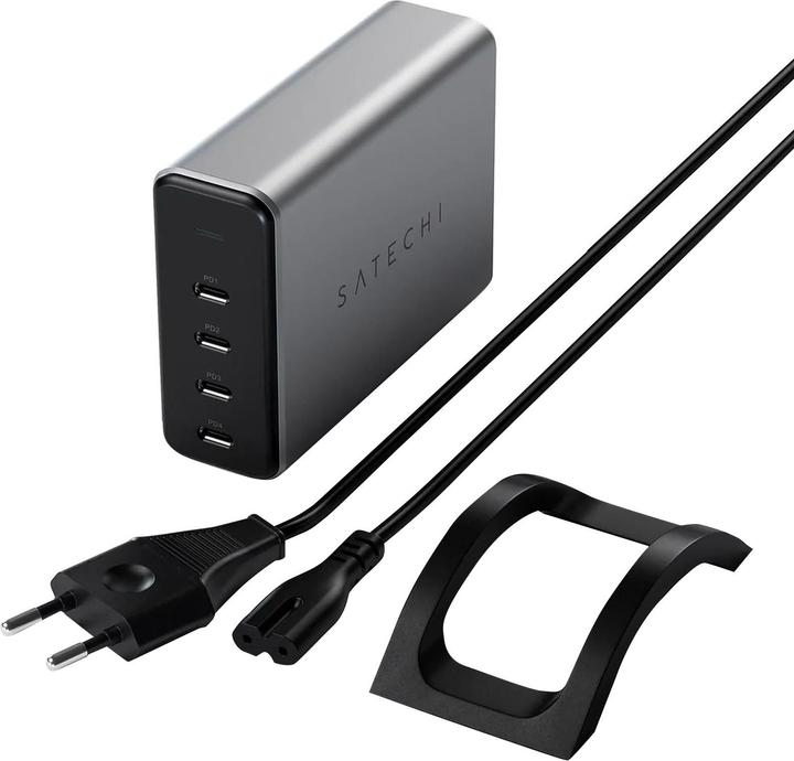 Actual product image Satechi 4-Port GaN Charger (165 W, 4 ports)