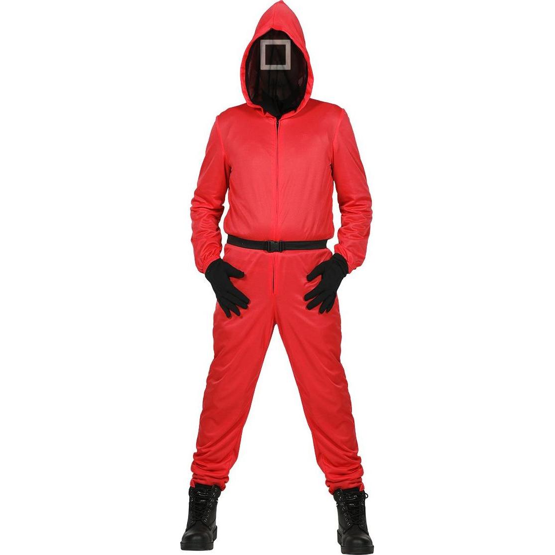 Metamorph Squid Game Aufseher Overall mit Maske (XL)