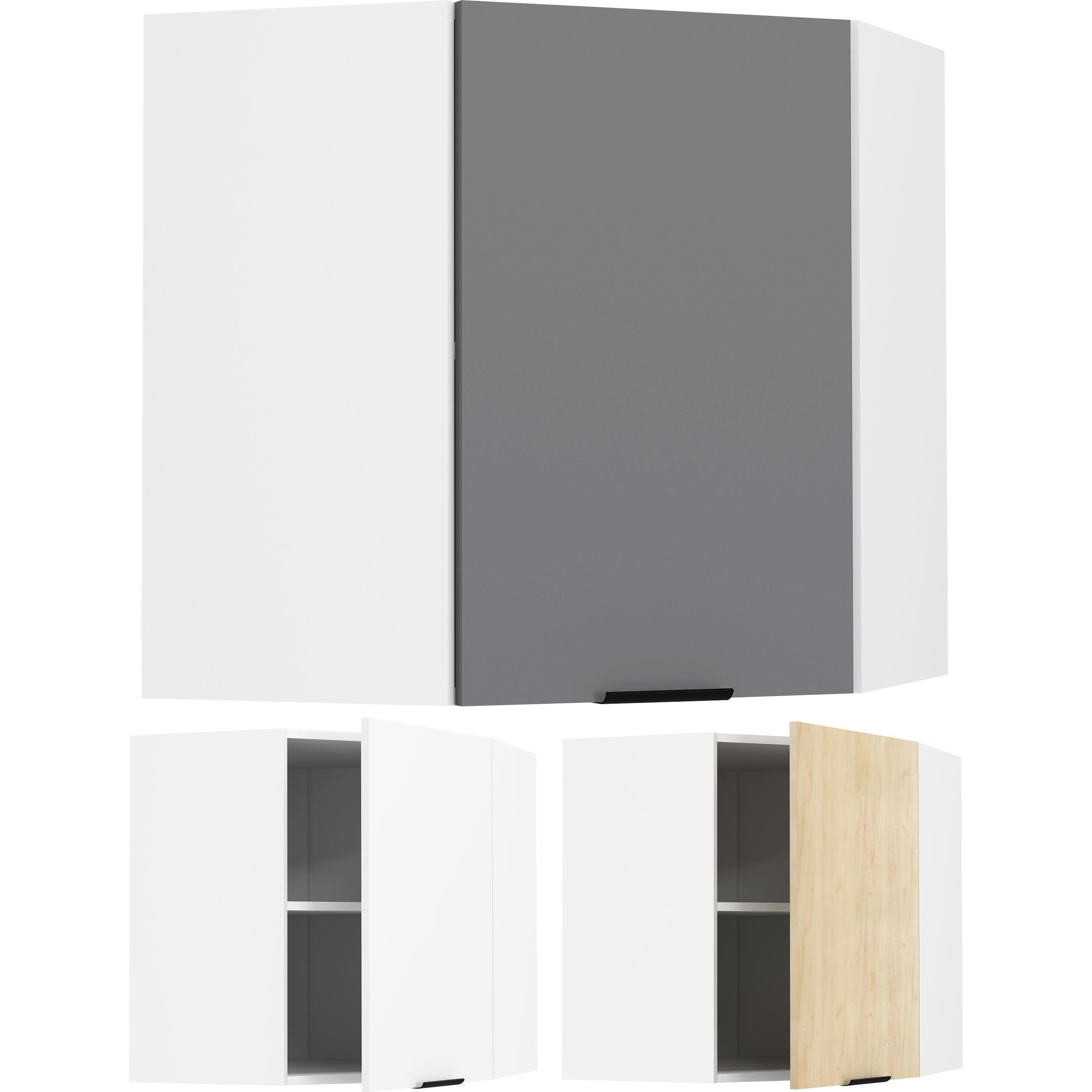Thumbnail - VCM, Regal, Eck Küchenschrank Hängeschrank Fasola (57 x 57 x 60 cm)