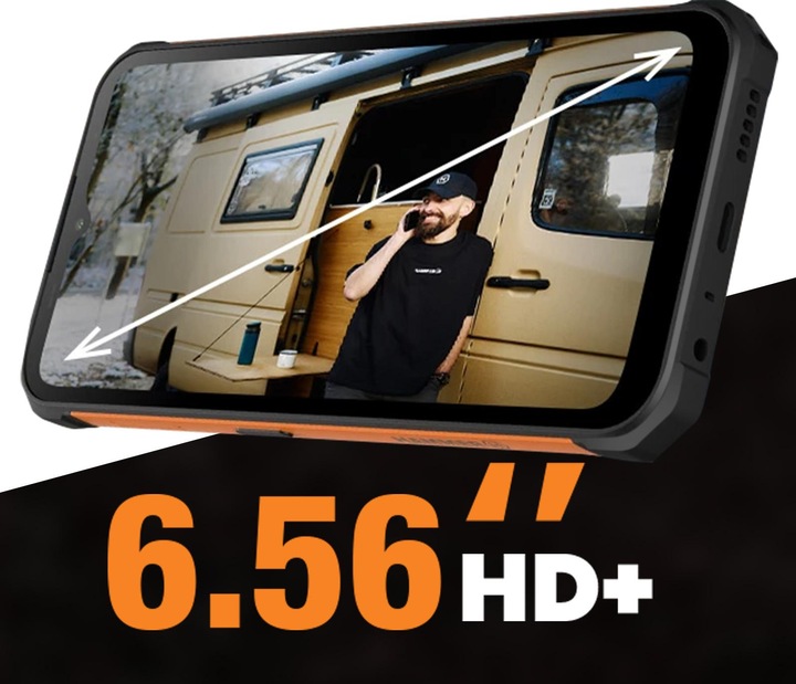 Image du produit Myphone Smartphone Iron Va étanche antichoc etange (64 Go, Noir / Orange, 6.56", Double SIM, 13 Mpx, 4G)